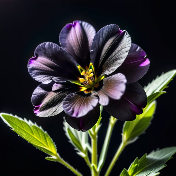 Fotografía de un wallflower negro