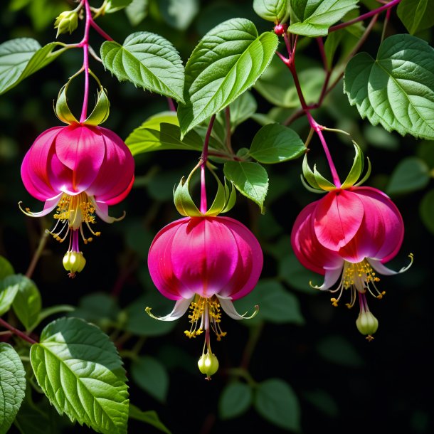 Photographie d'un fuchsia bryony