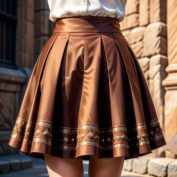 Illustration of a brown skirt from stone