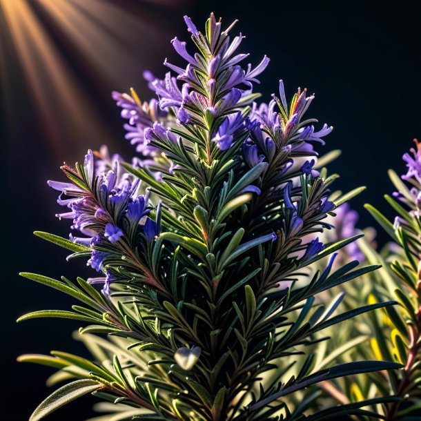 Portrayal of a black rosemary