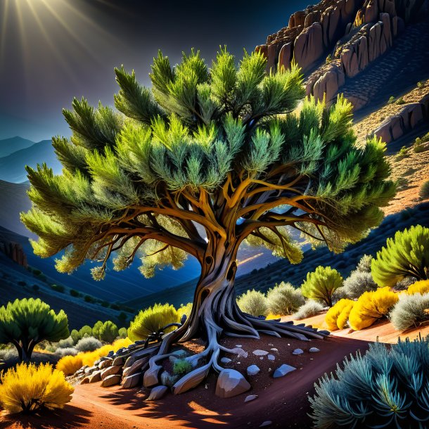 Imagery of a olive juniper