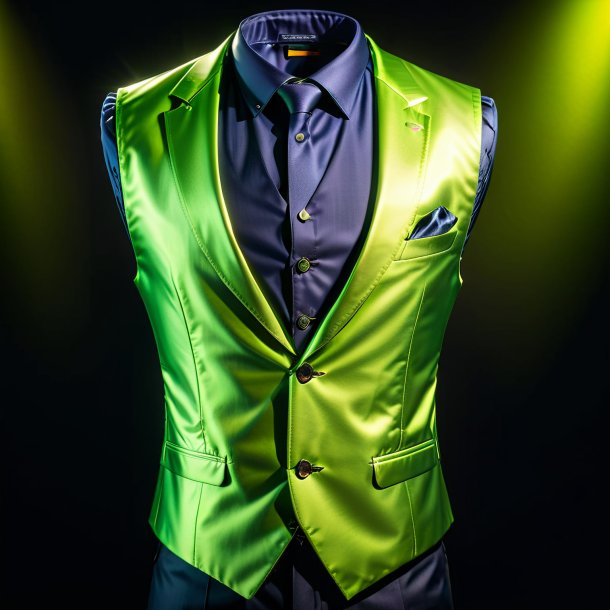 Photo of a lime vest from metal