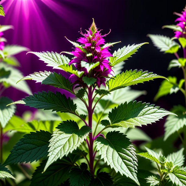 Picture of a magenta nettle