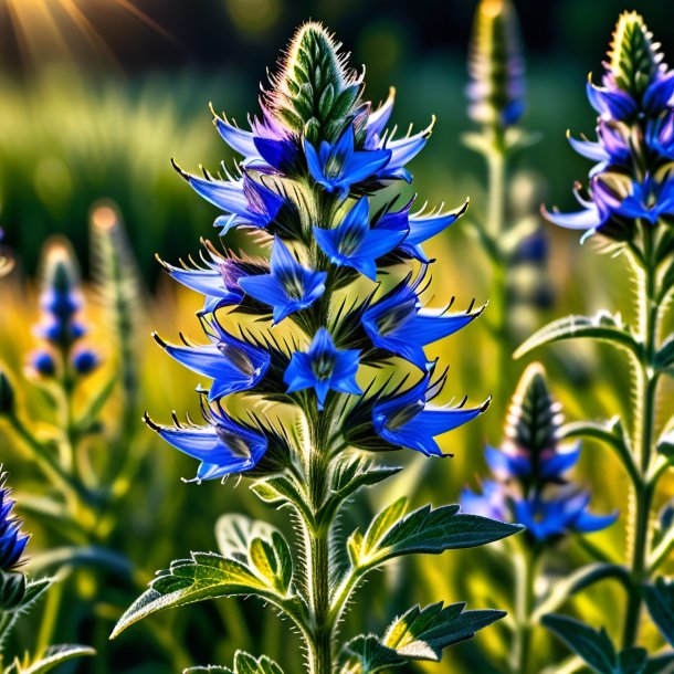 Représentation d'un bugloss argenté