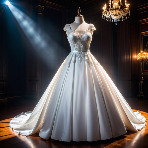 Photography of a white dress from iron