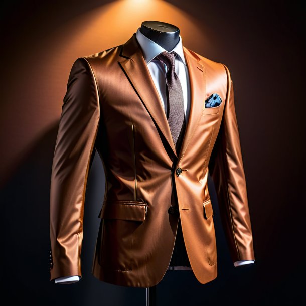 Picture of a brown jacket from paper