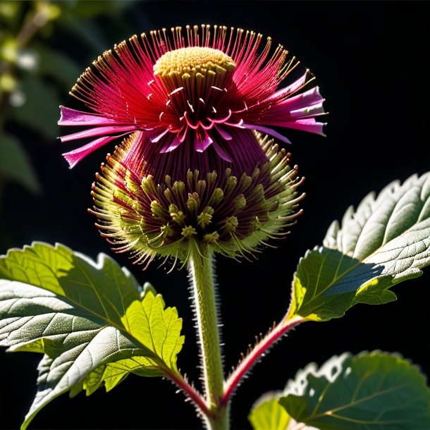 Image of a red burdock