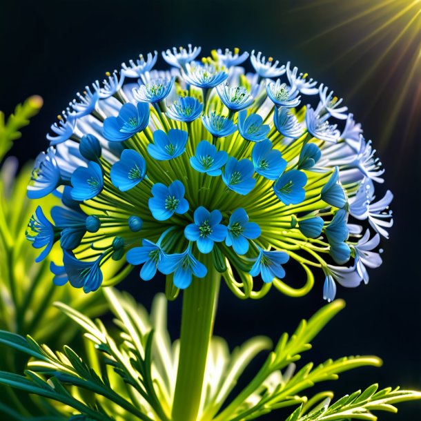 Imagery of a azure fennel