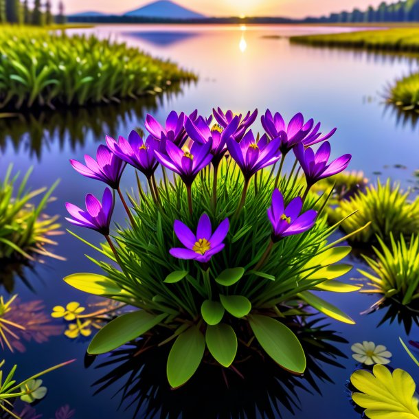 Picture of a purple crowfoot, marsh