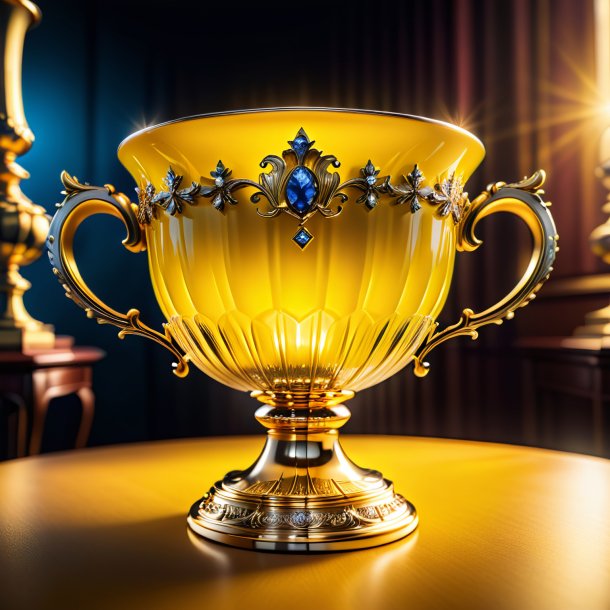 Image of a yellow queen's cup