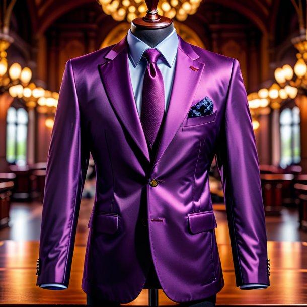 Image of a plum jacket from iron