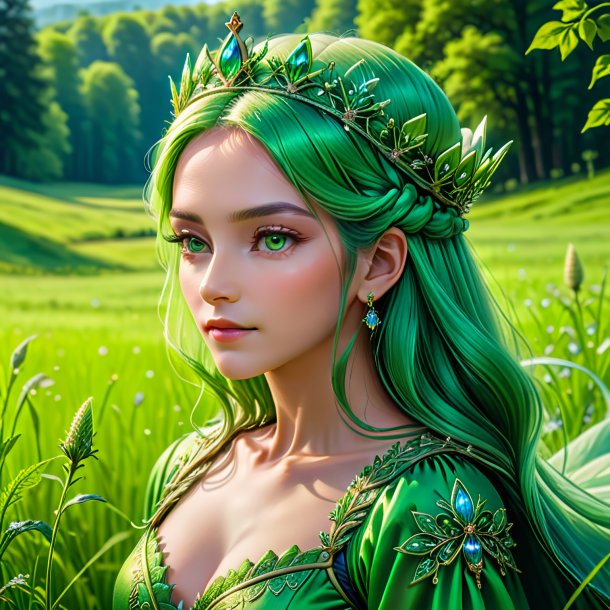 Pic of a green queen of the meadow