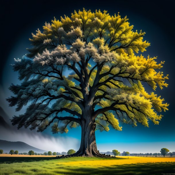 Photography of a charcoal elm