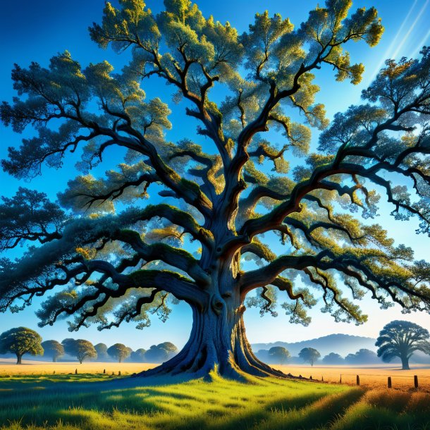 Image of a blue oak