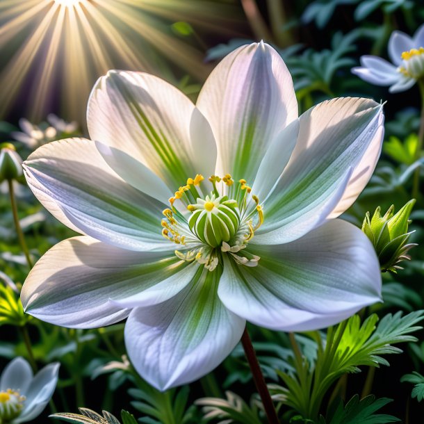 Photo of a silver wood anemone