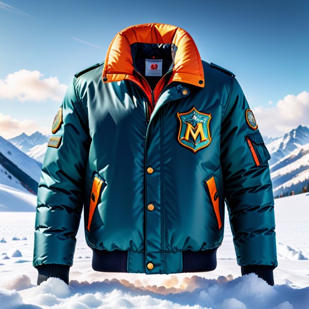 Image of a mol in a jacket in the snow