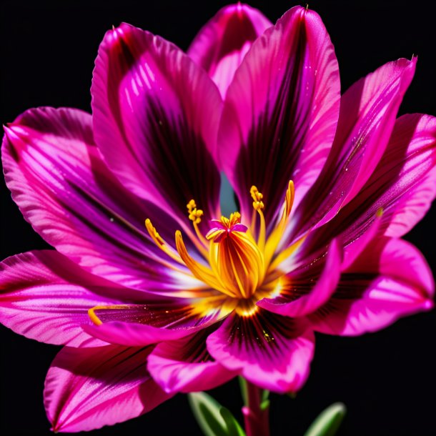 Portrait of a magenta saffron