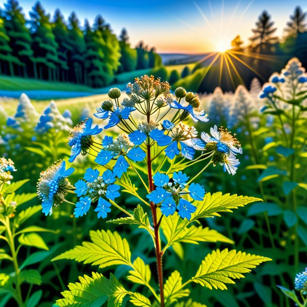 Pic of a blue meadowsweet