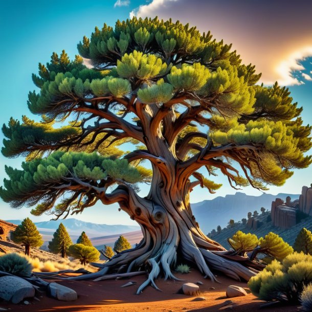 Photo of a olden juniper