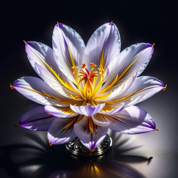 Image of a silver saffron