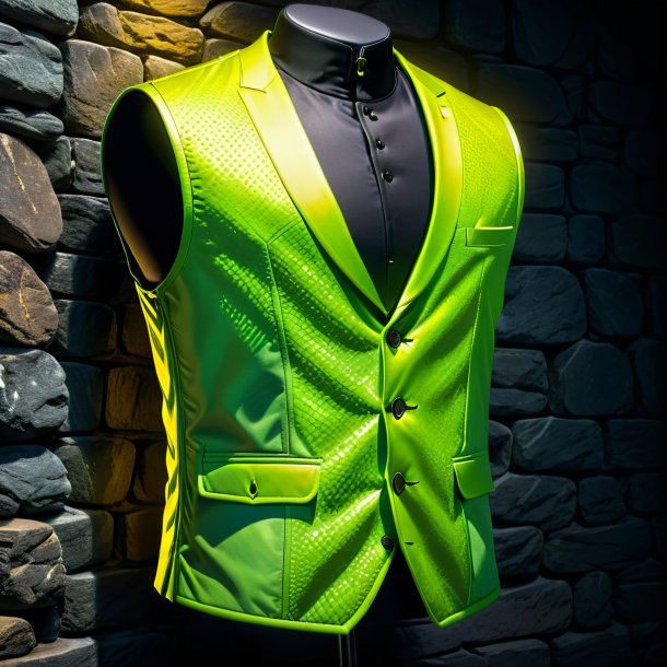 Drawing of a lime vest from stone