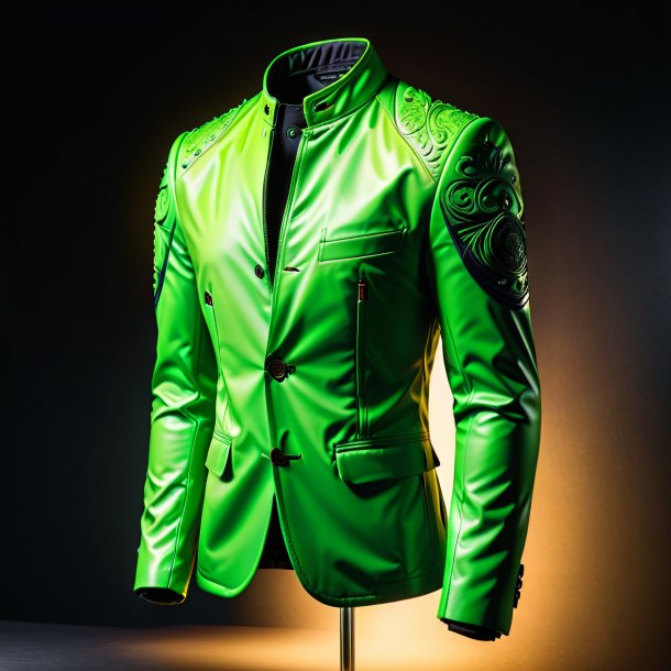 Image of a lime jacket from clay