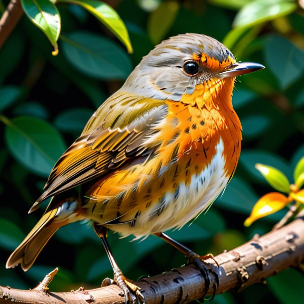 Sketch of a orange wake-robin