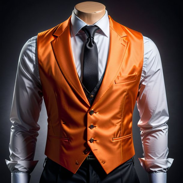Picture of a orange vest from stone
