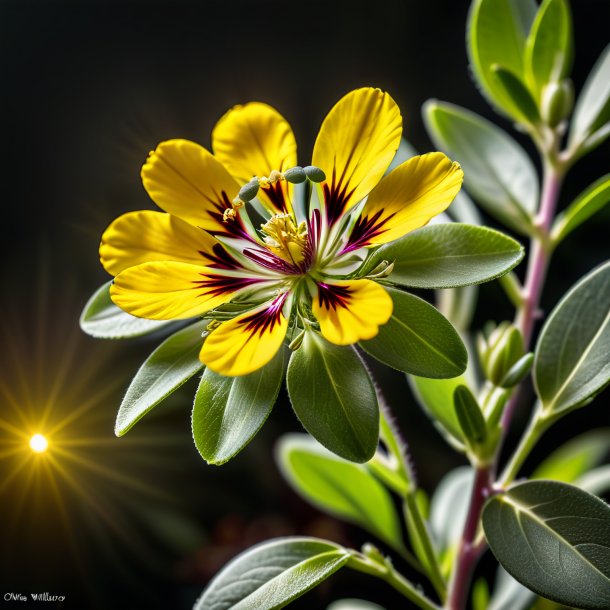 Photo of a olive wallflower