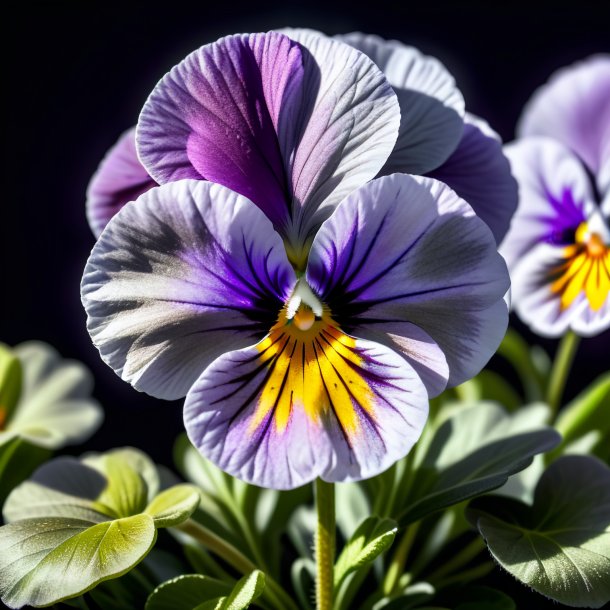 Photo of a gray pansy