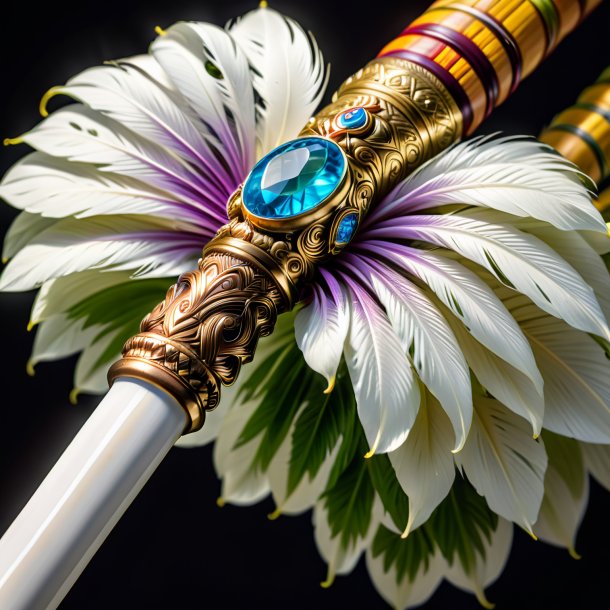 Image of a white indian cane