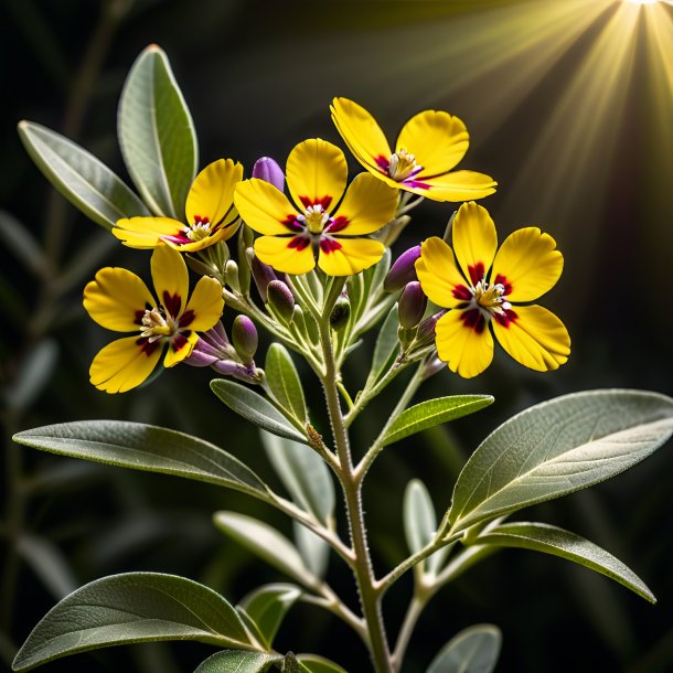 Photo of a olive wallflower