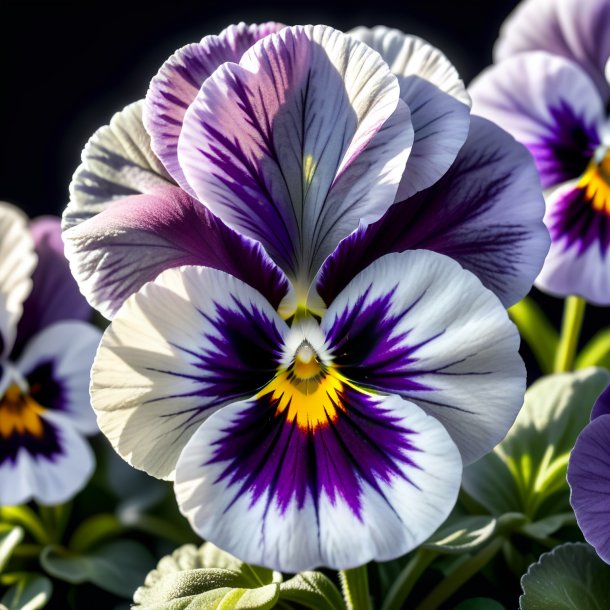 Photo of a gray pansy