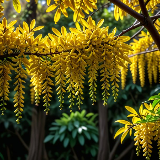 Representação de um laburnum marrom