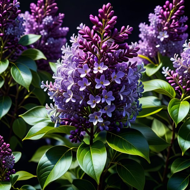 Image of a black lilac