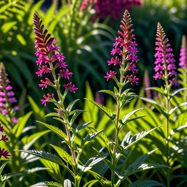 Foto de una verbena roja