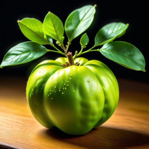 Sketch of a pea green quince