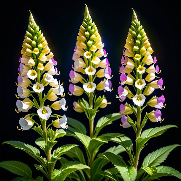 Image of a khaki foxglove