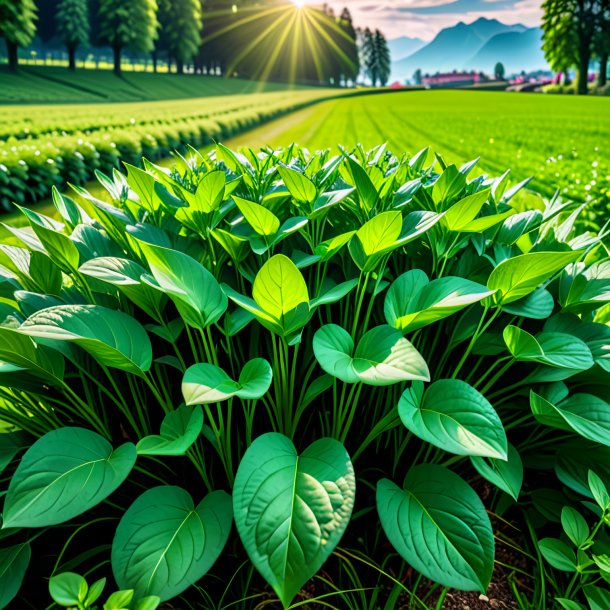 Photo of a green lucerne