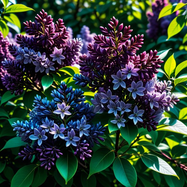 Photography of a black syringa