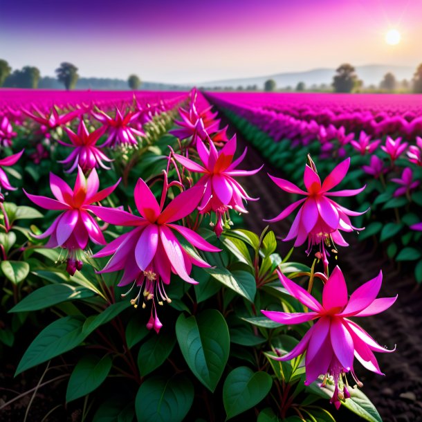 De um fuchsia fieldrush