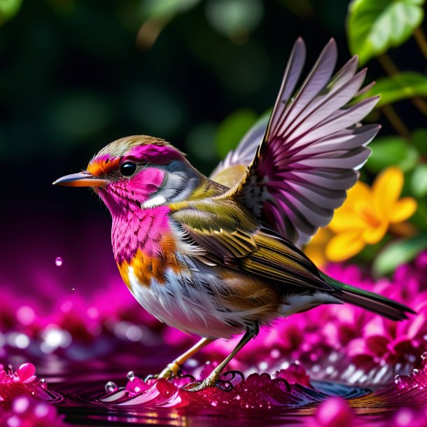 Photographie d'une magenta wake-robin