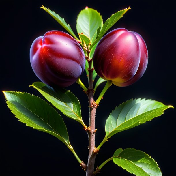 Image of a plum xerophyllum tenax