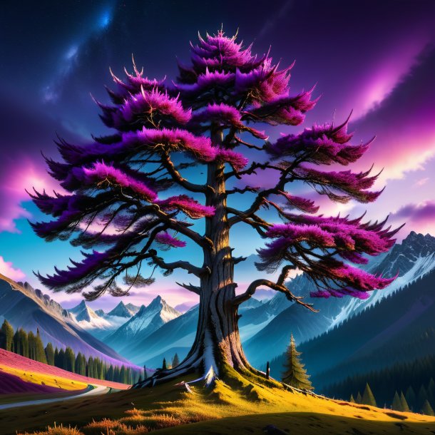 Picture of a purple larch