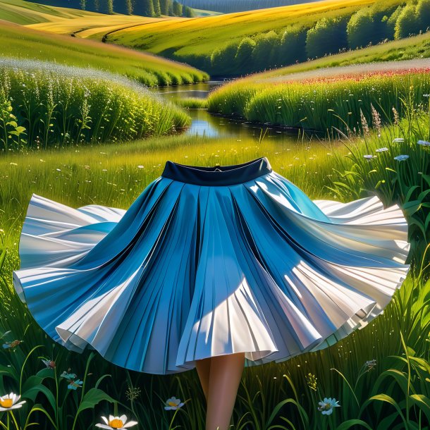 Image of a haddock in a skirt in the meadow