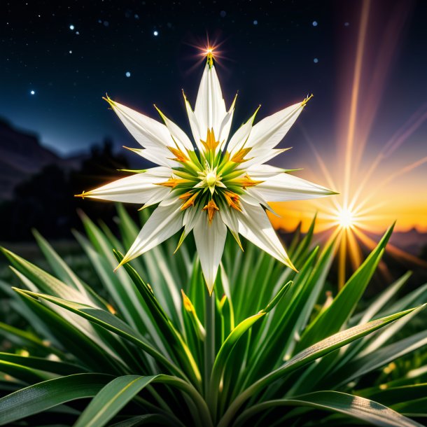 Pic of a olden star of bethlehem