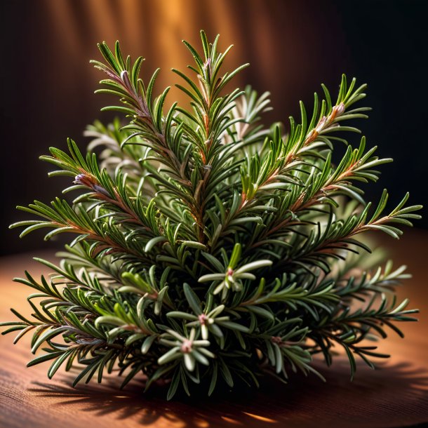 Depiction of a brown rosemary