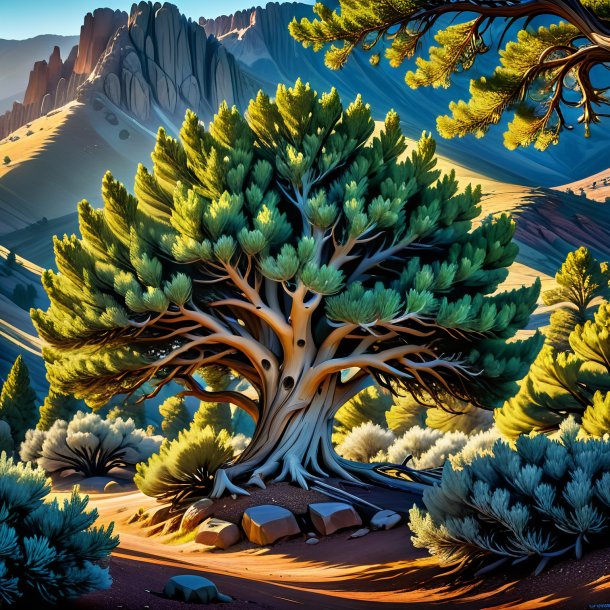 Imagery of a ivory juniper