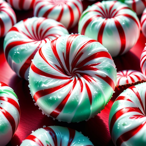 Photo of a white peppermint