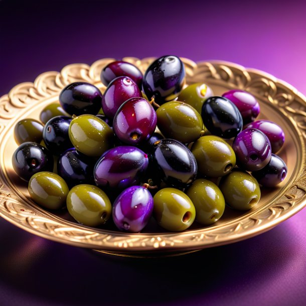 Image of a olive violet, sweet